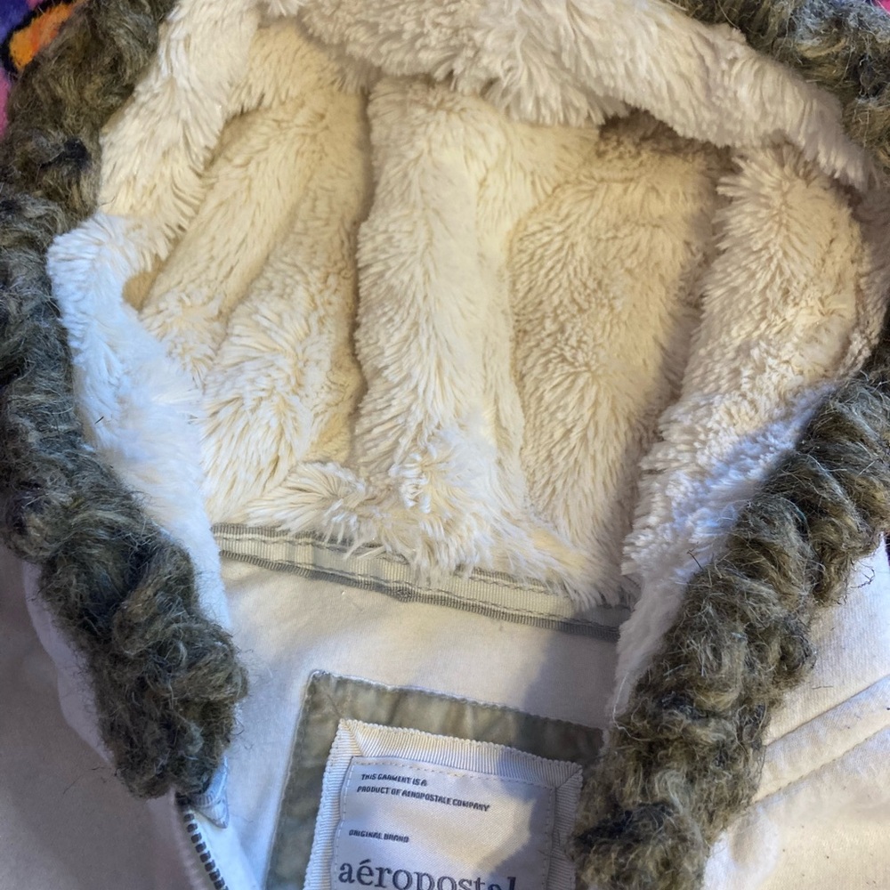 Y2K Aeropostale Fur Zip Up - Picture 4 of 6